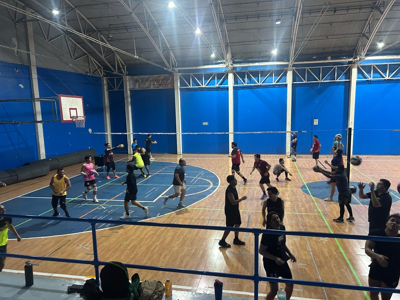 Entrenamiento de voleibol en APEX